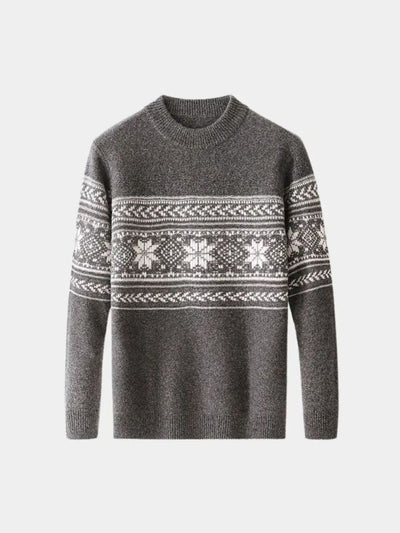 Pull en 100% laine Fair Isle - Leviana