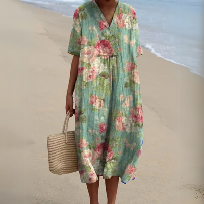 Marion | Robe Fleurie Élégante