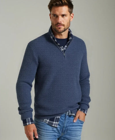 Pull en laine avec fermeture éclair Highland - Leviana