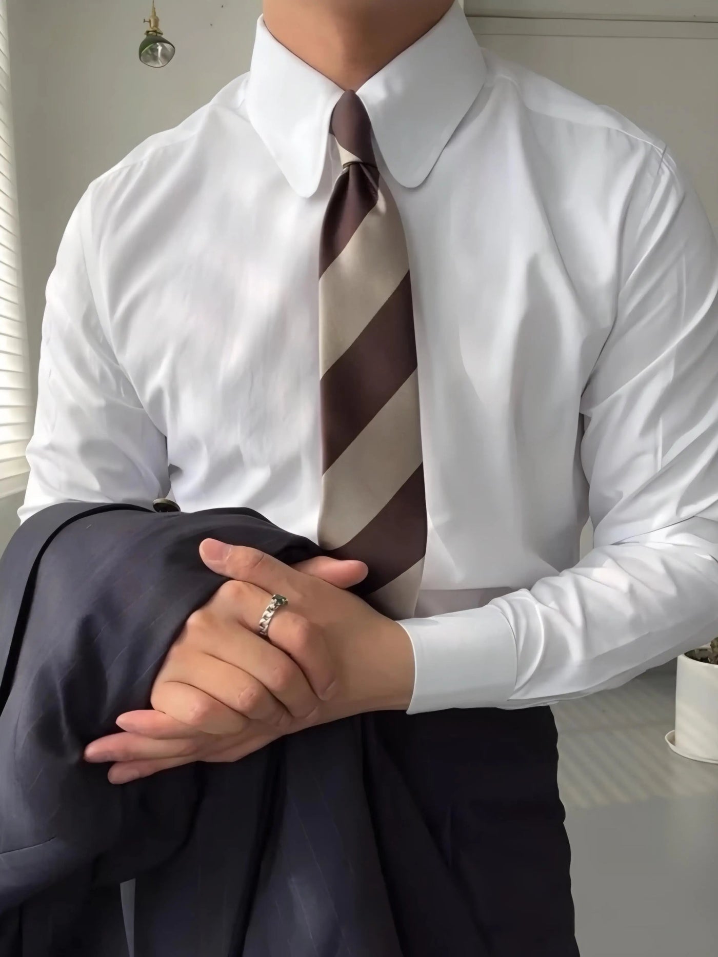 Chemise à col club - Leviana