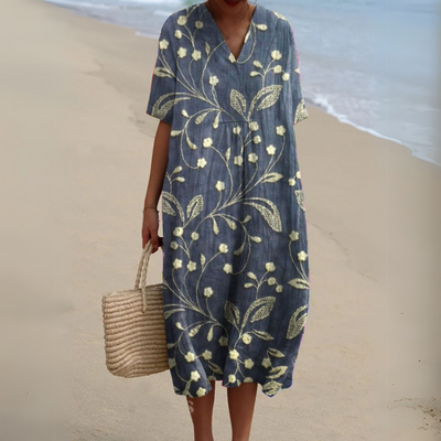 Marion | Robe Fleurie Élégante