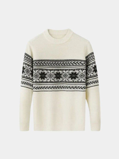 Pull en 100% laine Fair Isle - Leviana