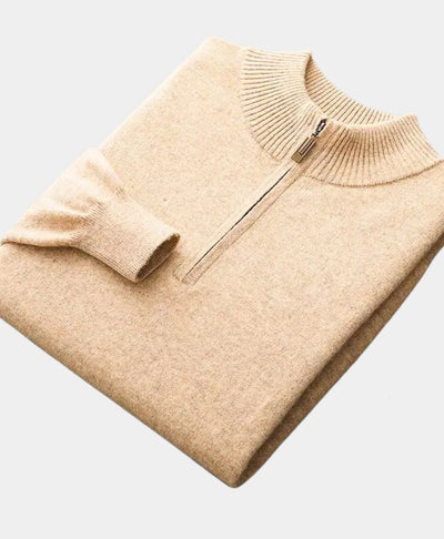 Pull en Mérinos avec fermeture éclair Demi - Leviana