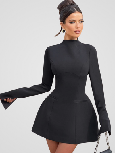 ROBE MINI SCULPTÉE VICTORIA