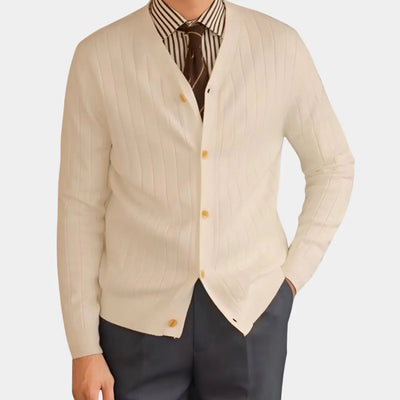 Cardigan tricot décontracté - Leviana