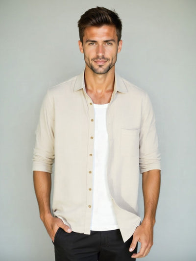 Chemise confortable en lin léger - Leviana