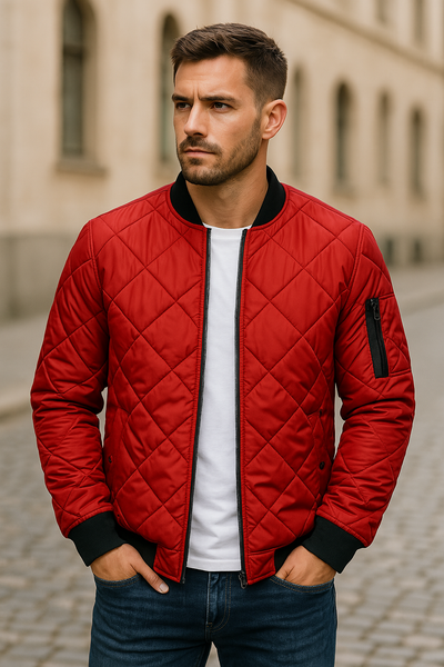 Maxime | Veste matelassée en losanges pour un style sans effort