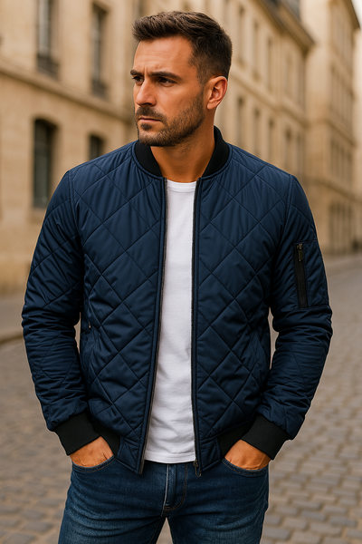 Maxime | Veste matelassée en losanges pour un style sans effort