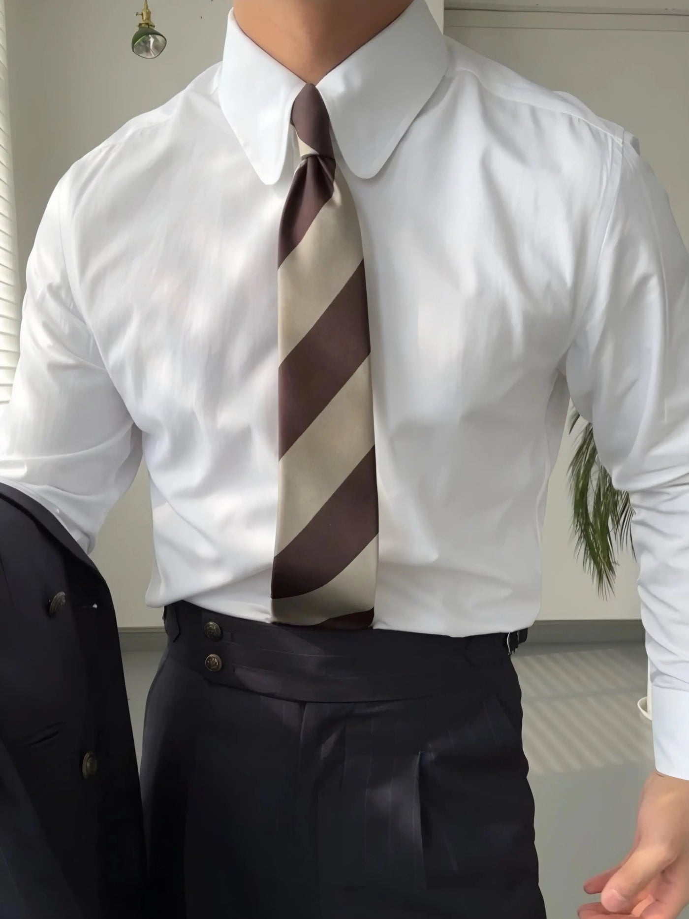 Chemise à col club - Leviana