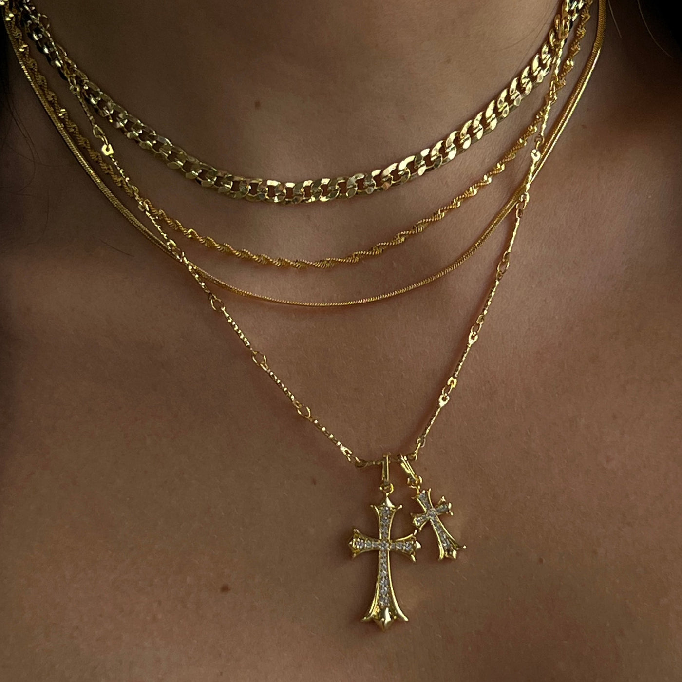 Collier Torsadé Double