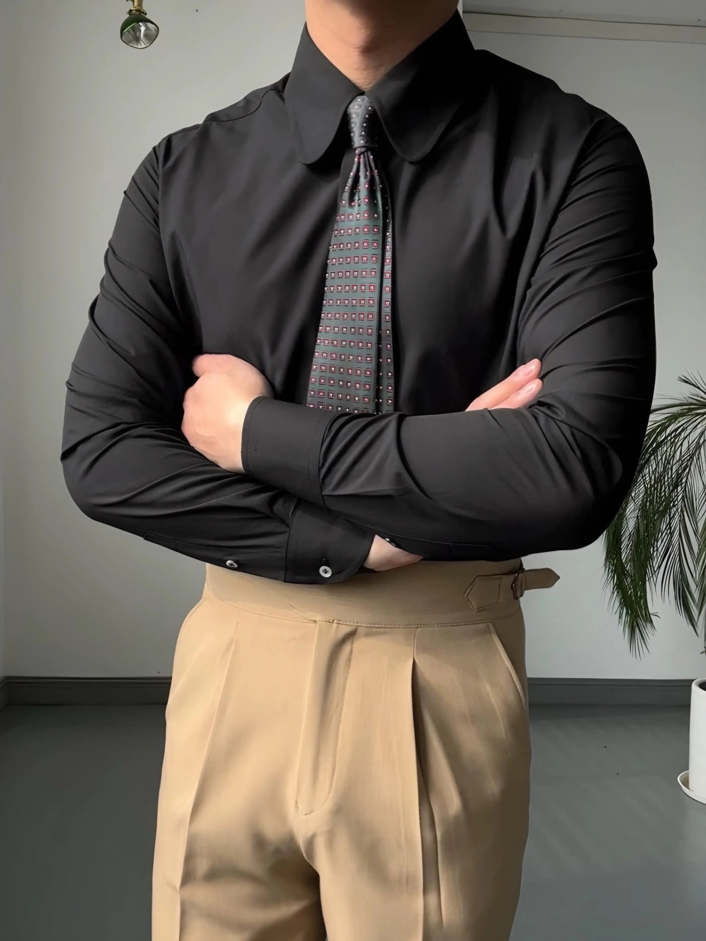 Chemise à col club - Leviana