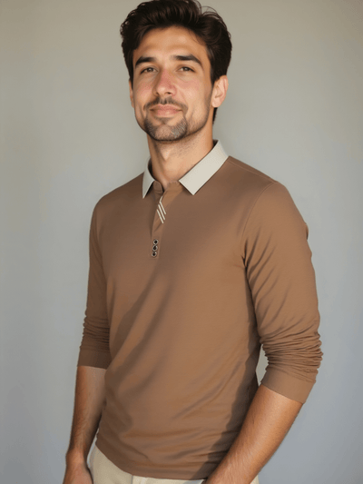 Polo Élégant à Manches Longues - Leviana