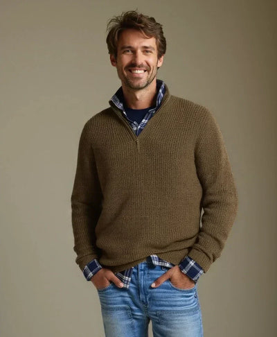 Pull en laine avec fermeture éclair Highland - Leviana