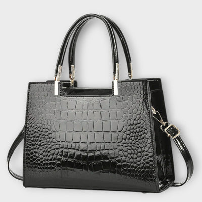Sac Croco Brillant à Main