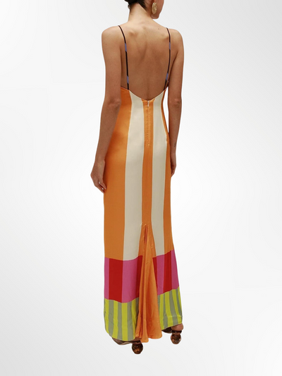 Elsa | Robe longue multicolore