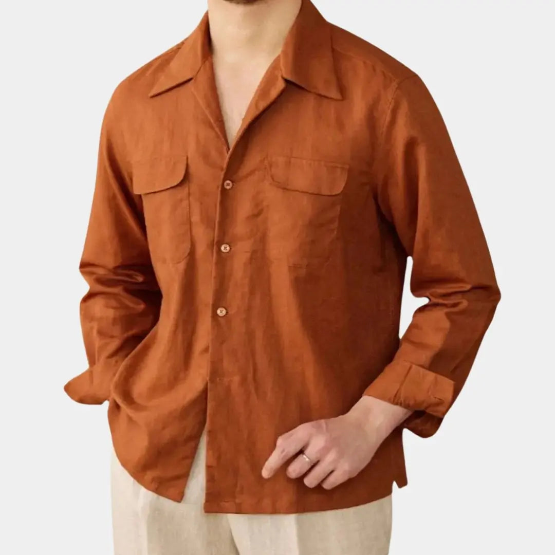 Chemise Minimaliste à Manches Longues - Leviana