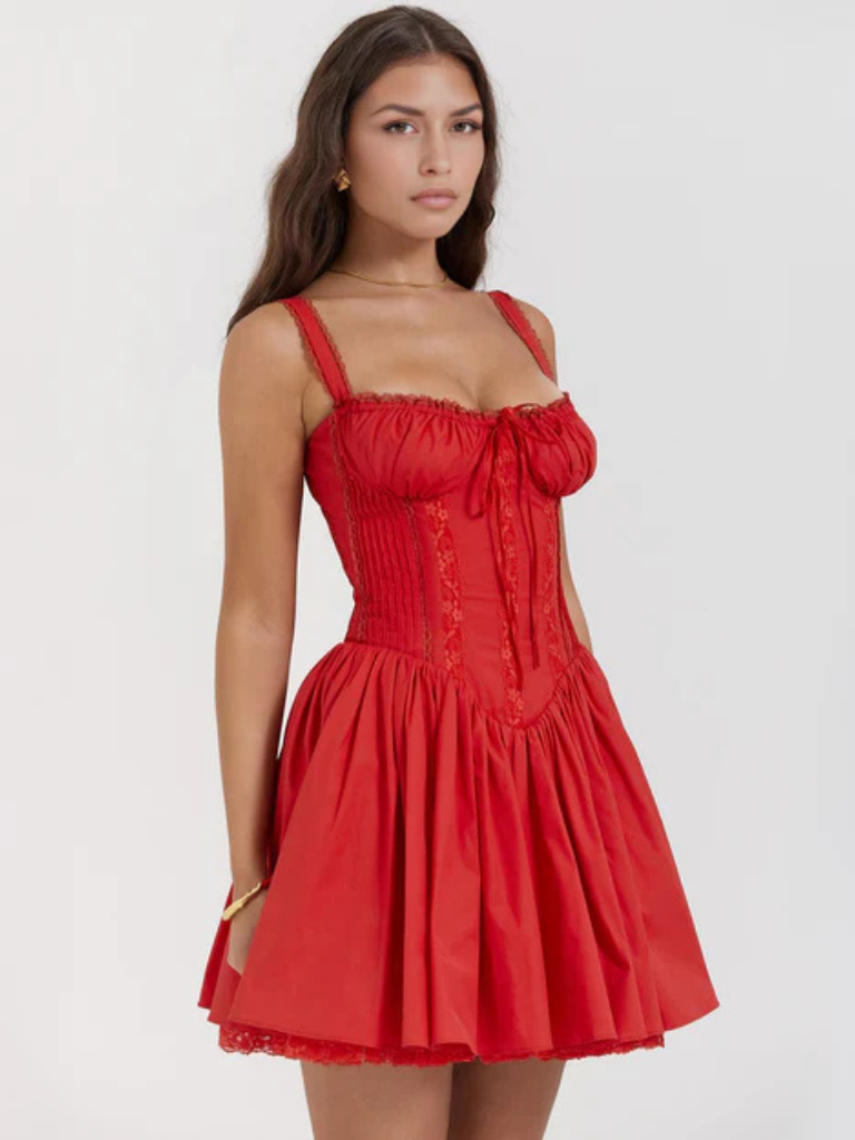 ROBE MINIKLEID CHERRY AFFAIR