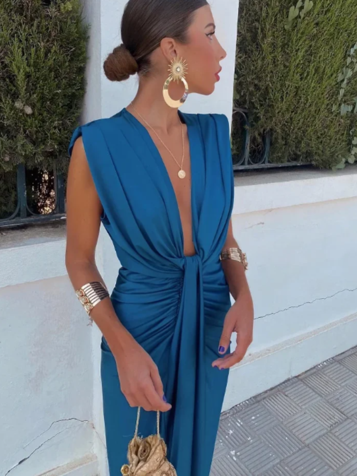 Crocetta™ | Robe Élégante Décolletée