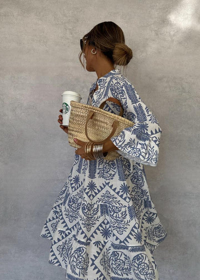 Idalina | Robe Imprimée Élégante