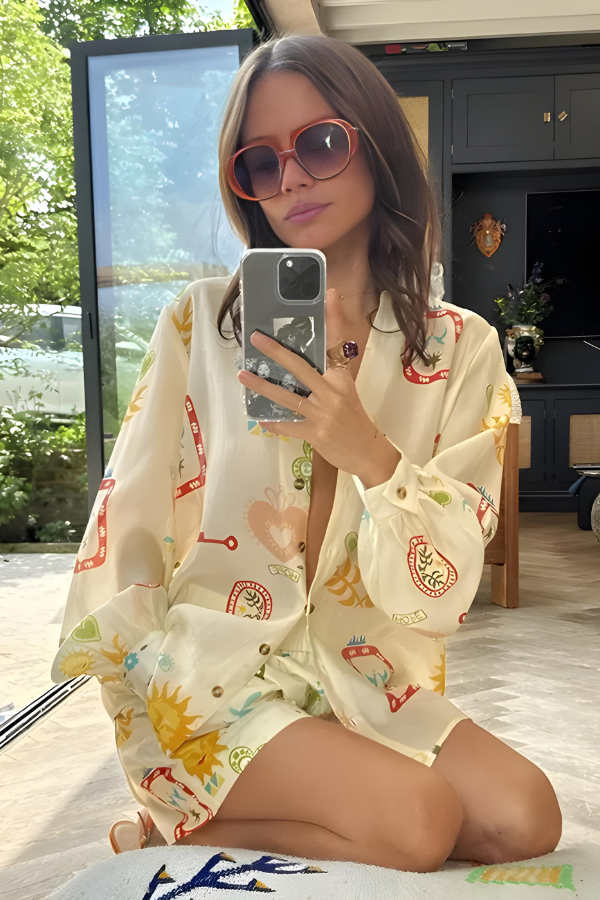 Ilse | Élégante tenue manches longues et short