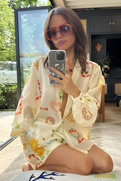 Ilse | Élégante tenue manches longues et short