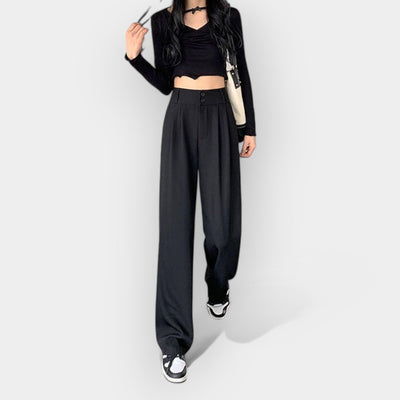 Pantalon large style coréen