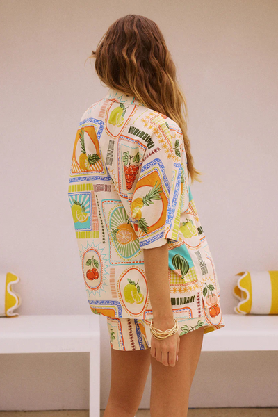 Amandine | Chemise à imprimé élégant