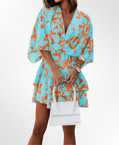 Susana | Mini-robe d'été vibrante et chic