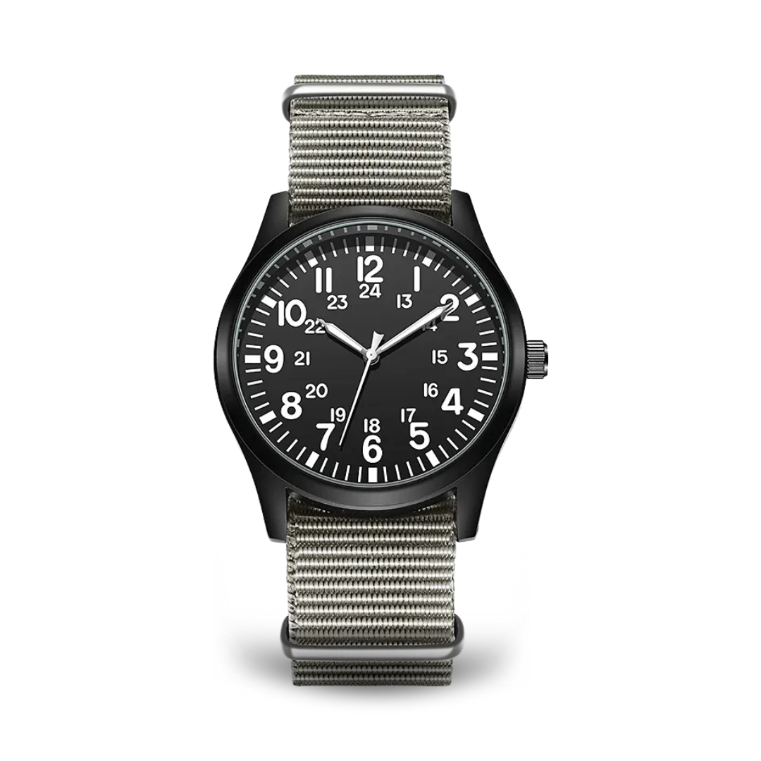 Montre Militaire™ – Robuste et Fiable pour l’Aventure