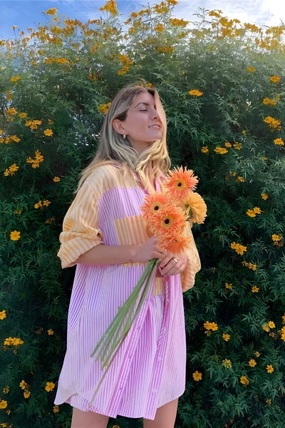 Hannie | Ensemble rayé coloré et stylé