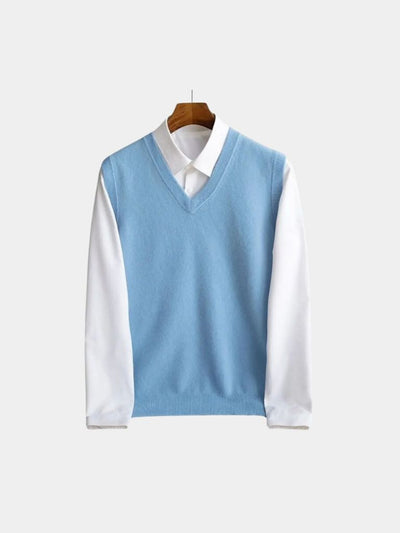 100% Laine Mérino Gilet - Leviana