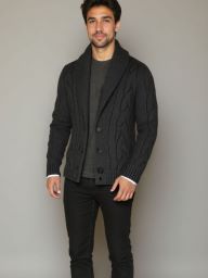 Gilet en Tricot pour Hommes - Leviana