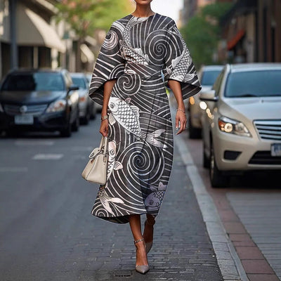 Melody | Robe Élégante à Col Rond