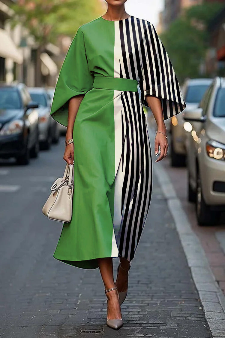 Melody | Robe Élégante à Col Rond