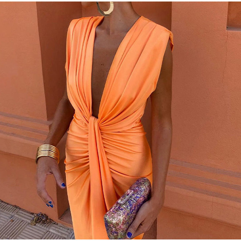 Crocetta™ | Robe Élégante Décolletée