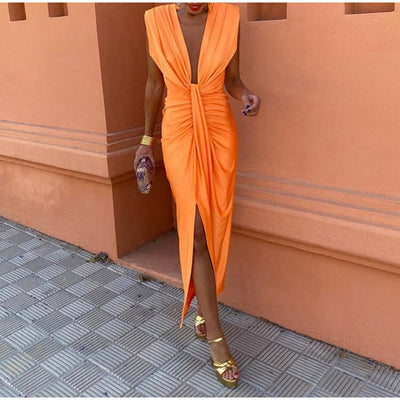 Crocetta™ | Robe Élégante Décolletée