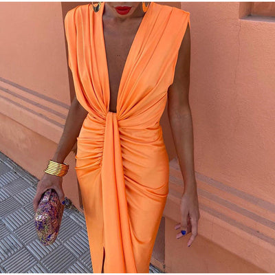 Crocetta™ | Robe Élégante Décolletée