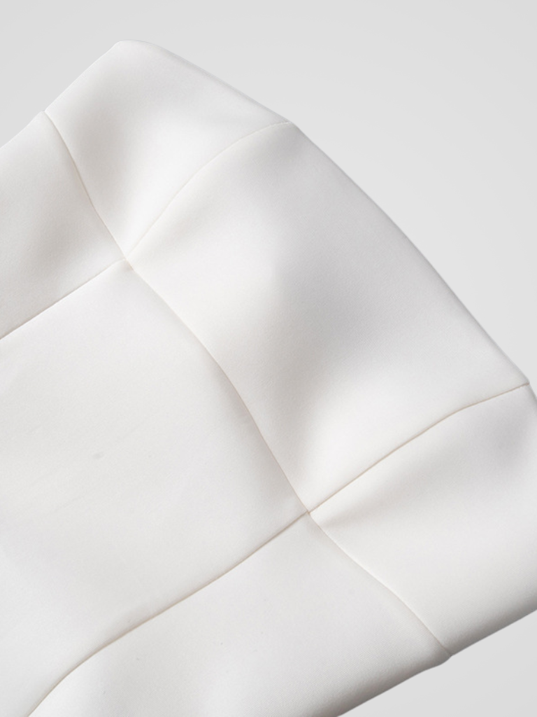 ROBE MINI SANS ÉPAULES LUXUEUSE