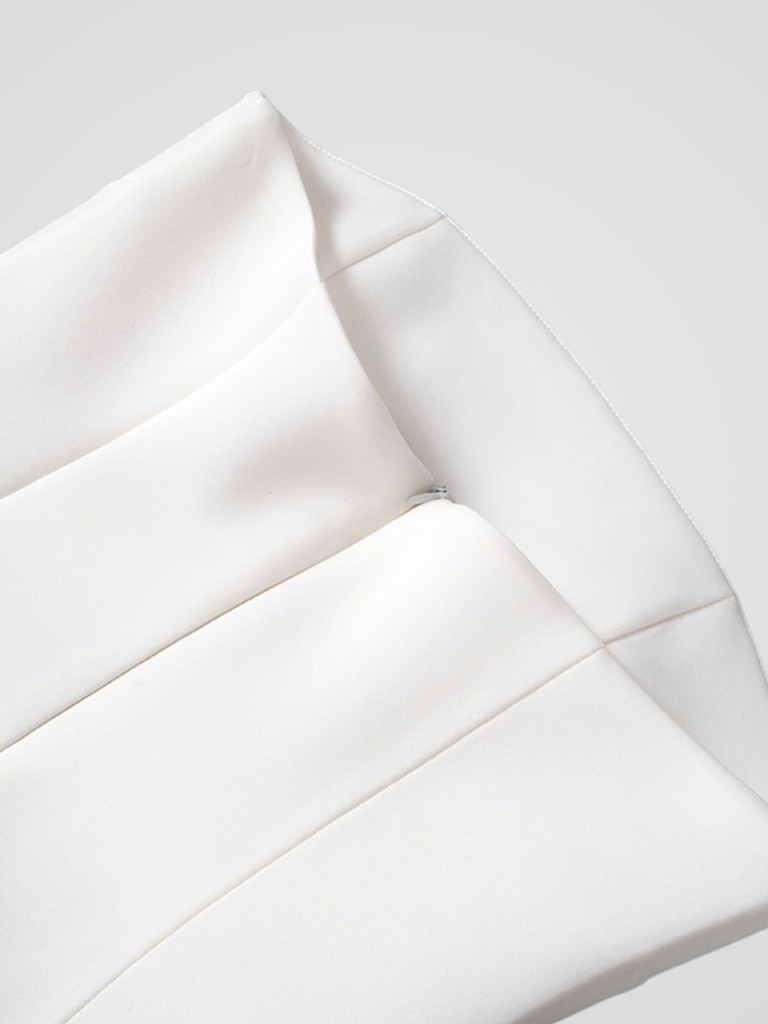 ROBE MINI SANS ÉPAULES LUXUEUSE