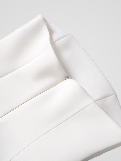 ROBE MINI SANS ÉPAULES LUXUEUSE