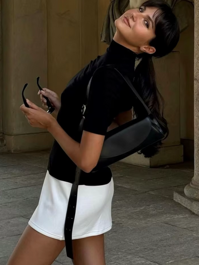 ROBE MINI SCULPTÉE VALENCIA