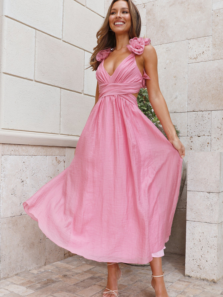 ROBE MIDI COLETTE VOLANTÉE