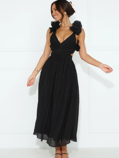 ROBE MIDI COLETTE VOLANTÉE