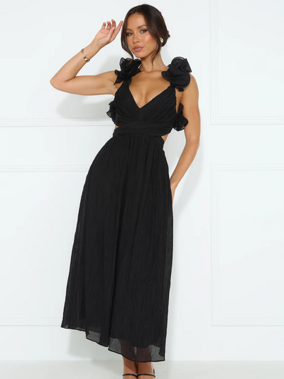 ROBE MIDI COLETTE VOLANTÉE