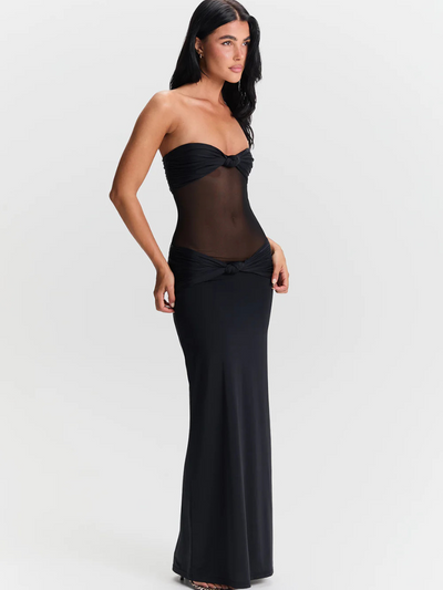 ROBE MAXI NOIR DÉSIR
