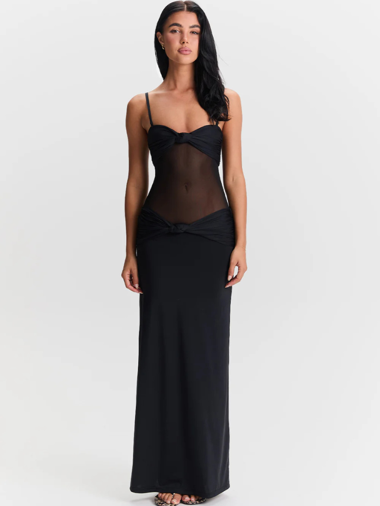 ROBE MAXI NOIR DÉSIR