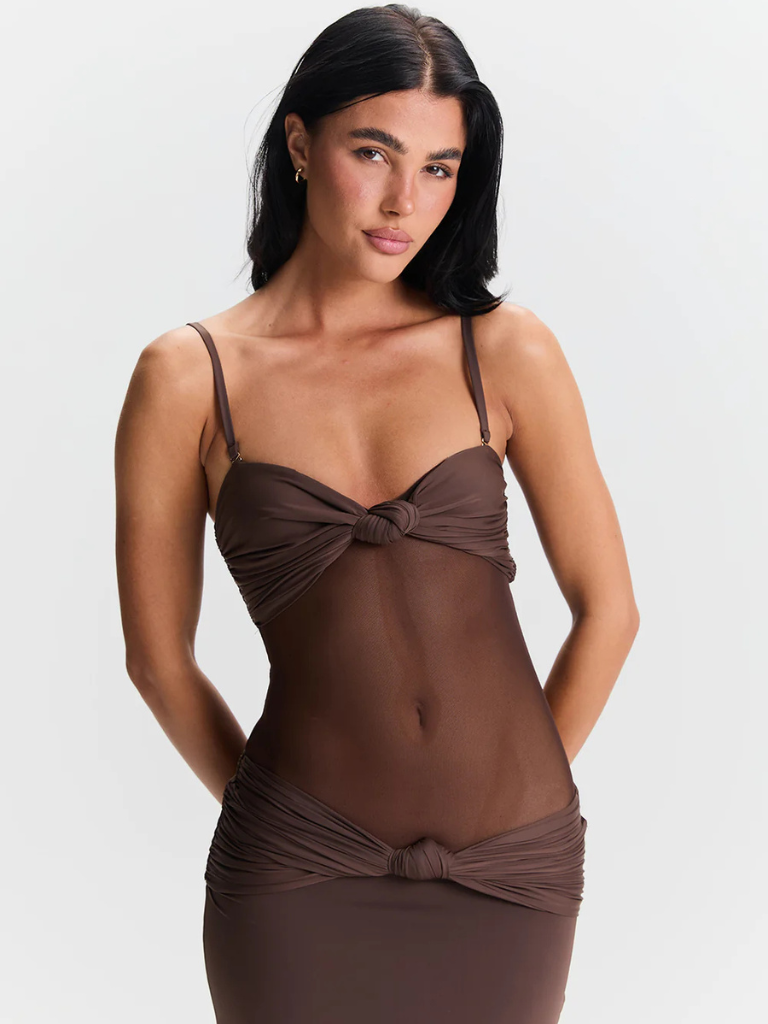 ROBE MAXI NOIR DÉSIR