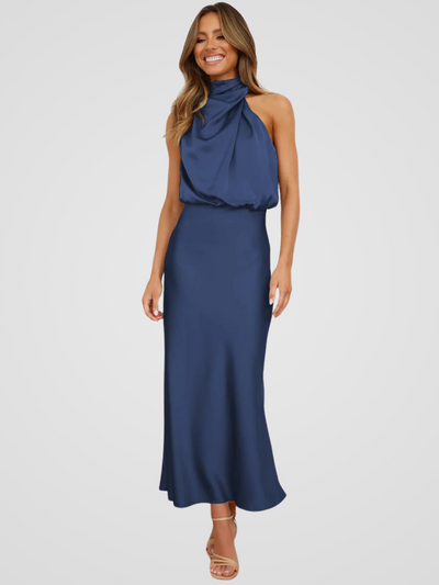 ROBE MIDI AURA DRAPE