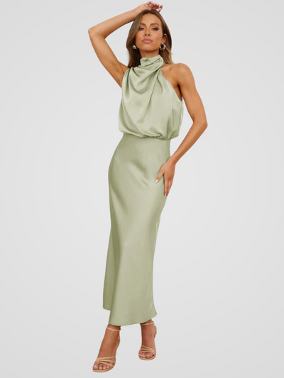 ROBE MIDI AURA DRAPE