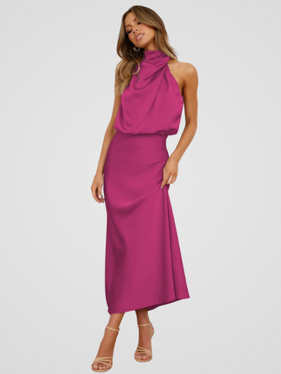 ROBE MIDI AURA DRAPE